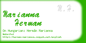marianna herman business card