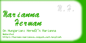 marianna herman business card